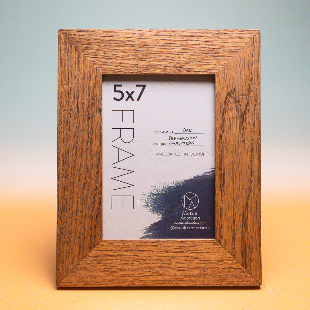 Wide Rich Brown Reclaimed Wood Picture Frames – Mutual Adoration + POST