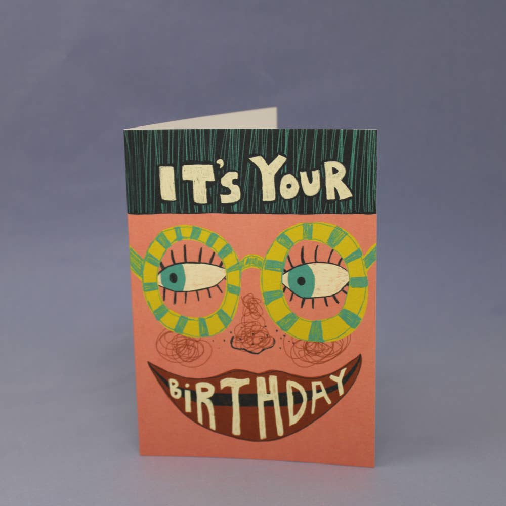 Birthday Glasses Greeting Card Mutual Adoration Post 6184