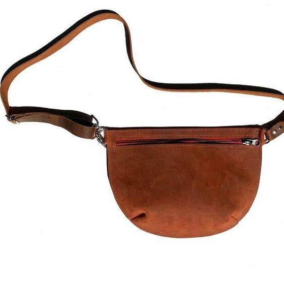 Ziggy Tan Rustic Convertible Fanny Pack Crossbody Clutch – Ribbon Chix