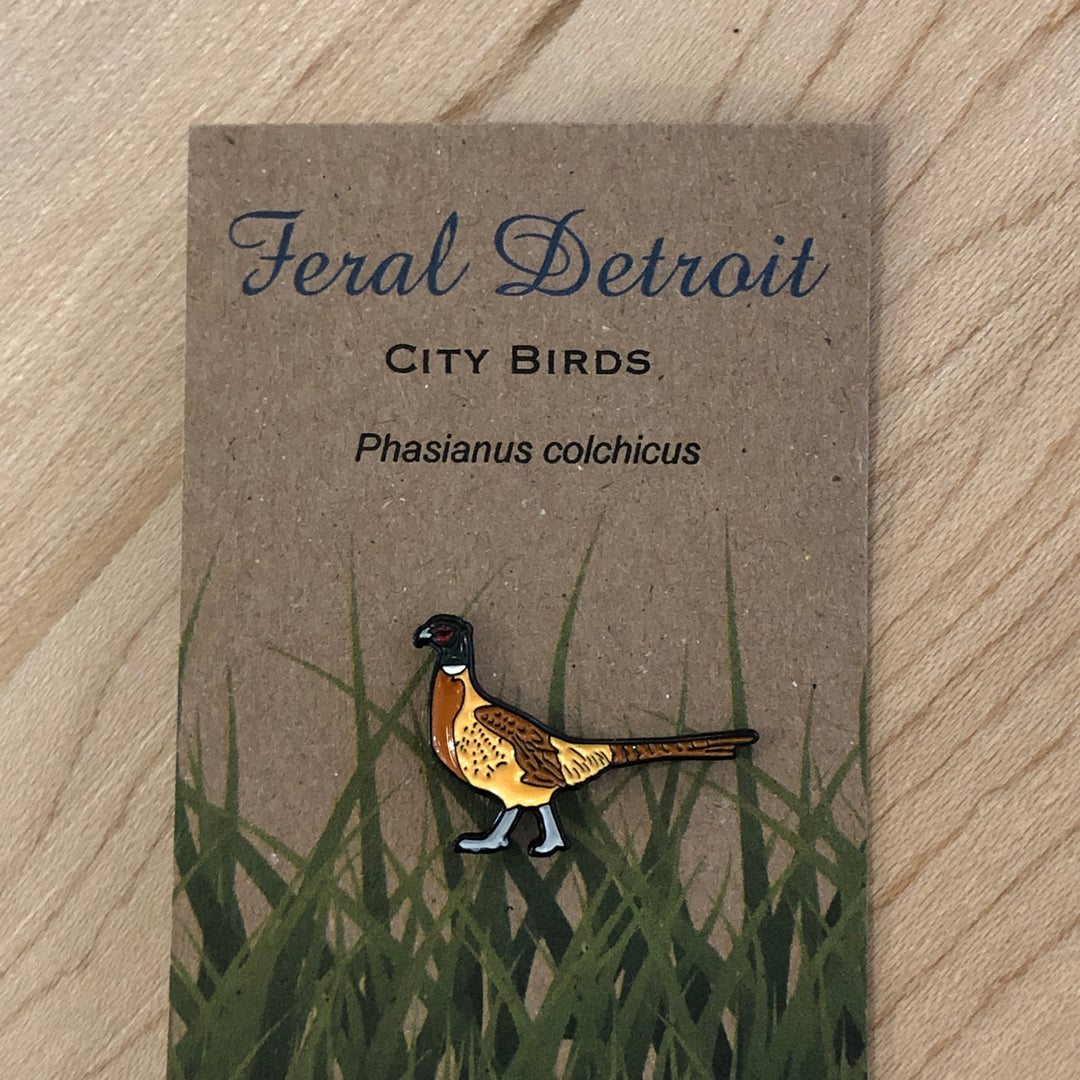 Pheasant Lapel Pin Game Bird Enamel Pin 3D Design Bird Tie Tack Pin Dad deals Gift Hunter Gift