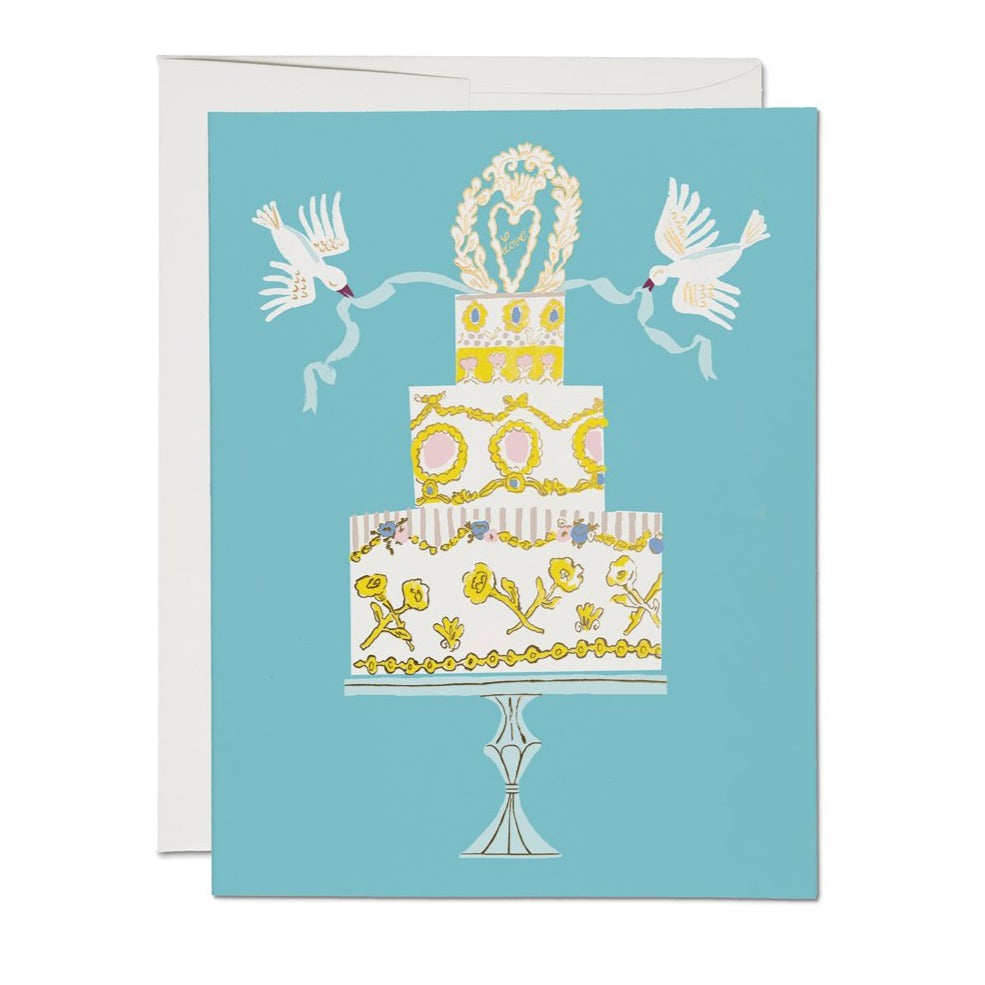 Love Cake Wedding Card – Mutual Adoration + POST