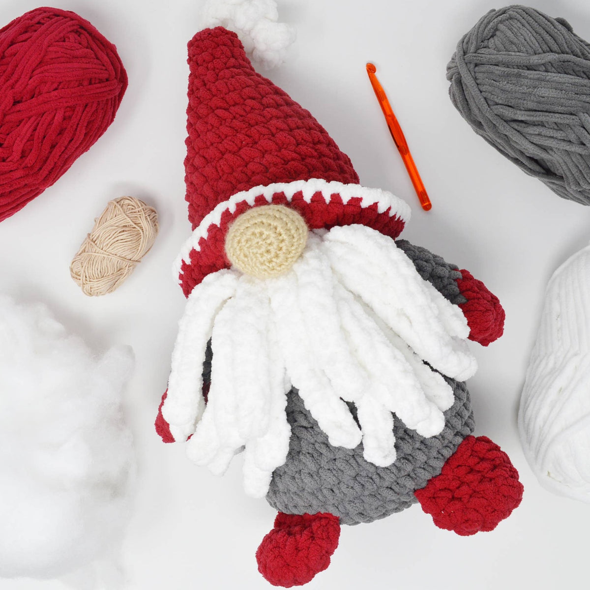 Knitty Critters Chrimbo Gnome Crochet Kit – Mutual Adoration + POST